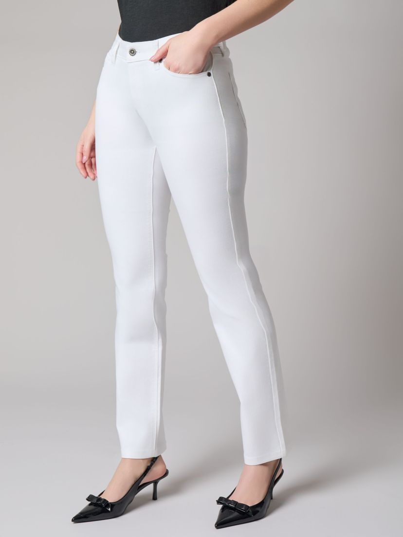 Five Pocket Straight Leg Jean