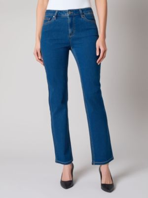 Kasper Five Pocket Straight Leg Jean | Belk