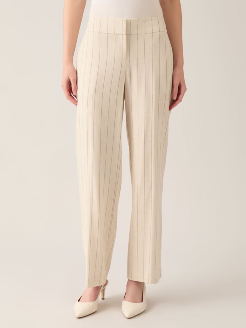 Pinstripe Wide Leg Pant