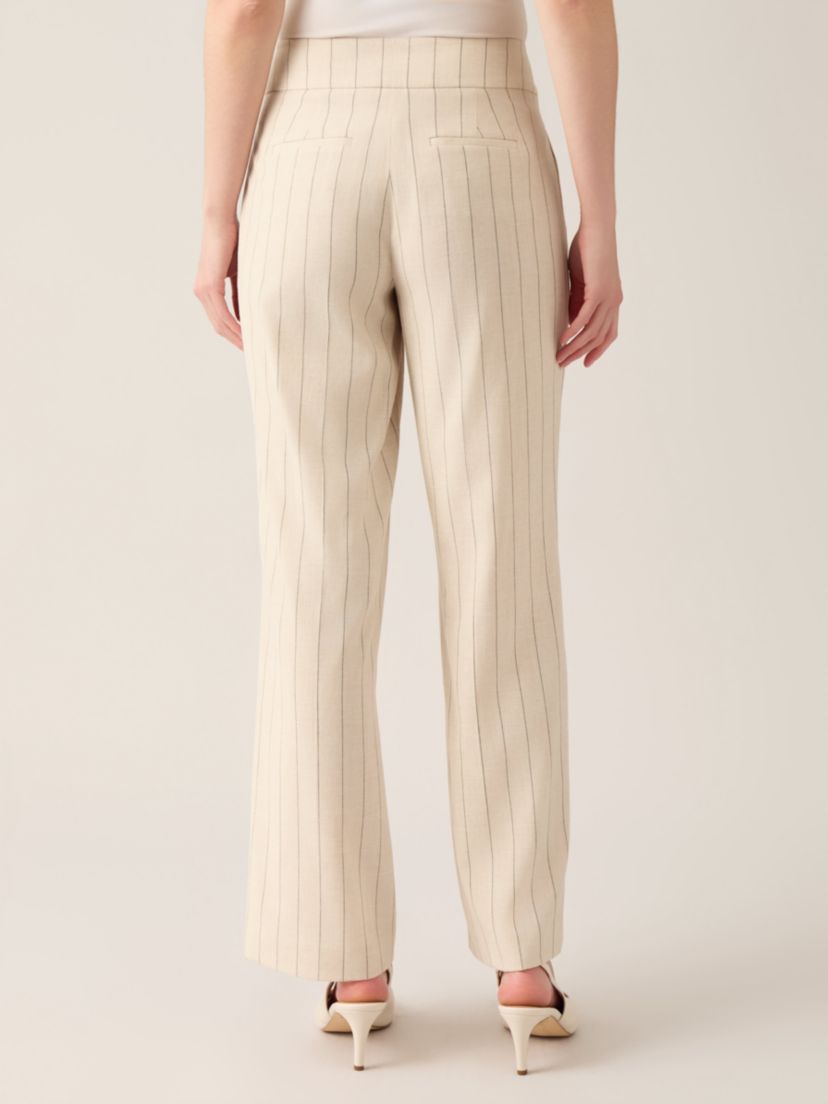 Pinstripe Wide Leg Pant