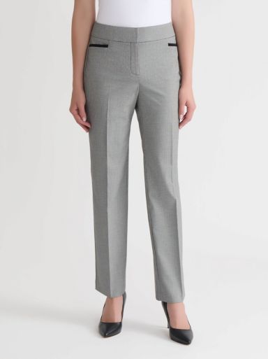 Petite Mini Check Trouser Pant
