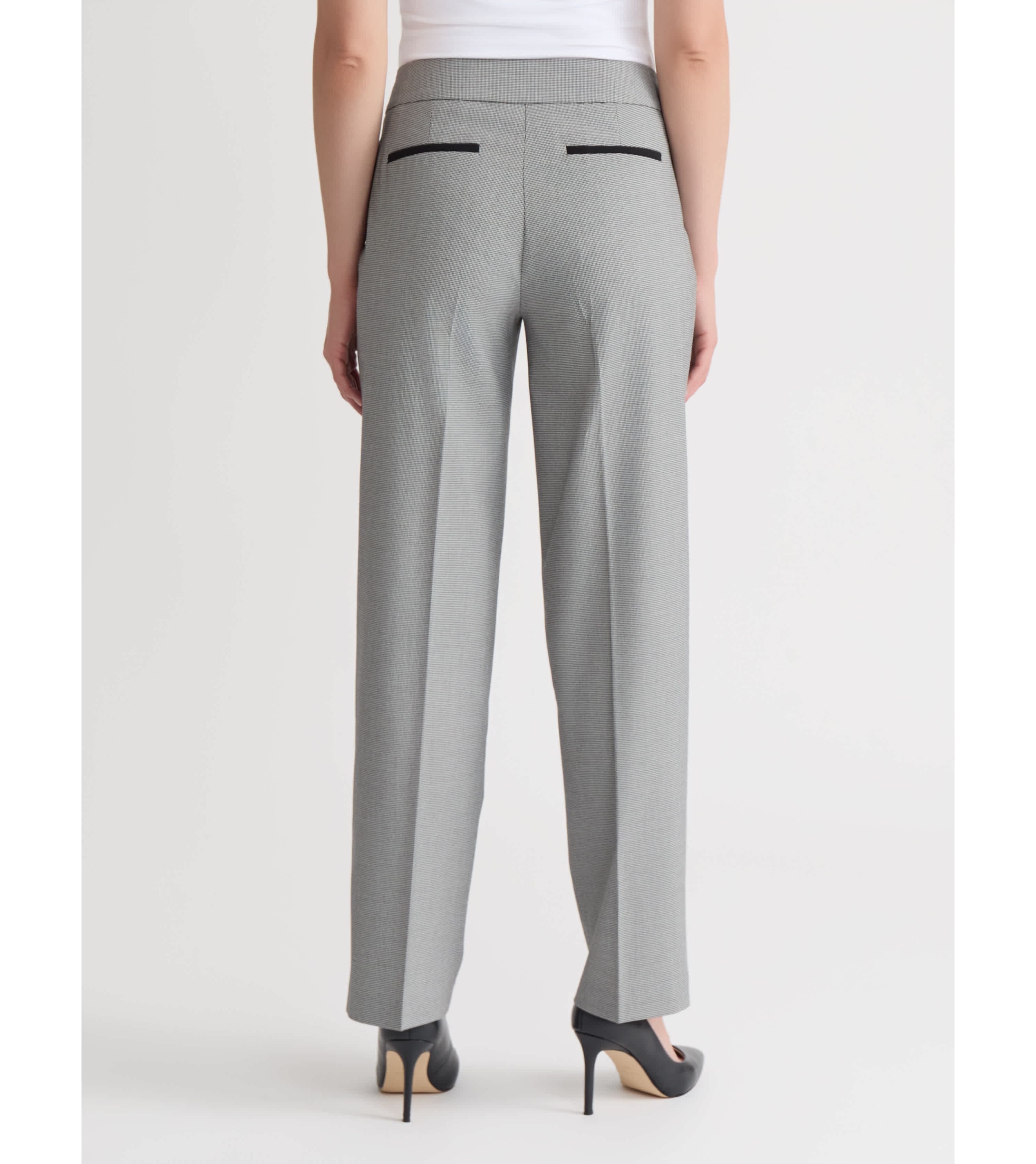Petite Mini Check Trouser Pant