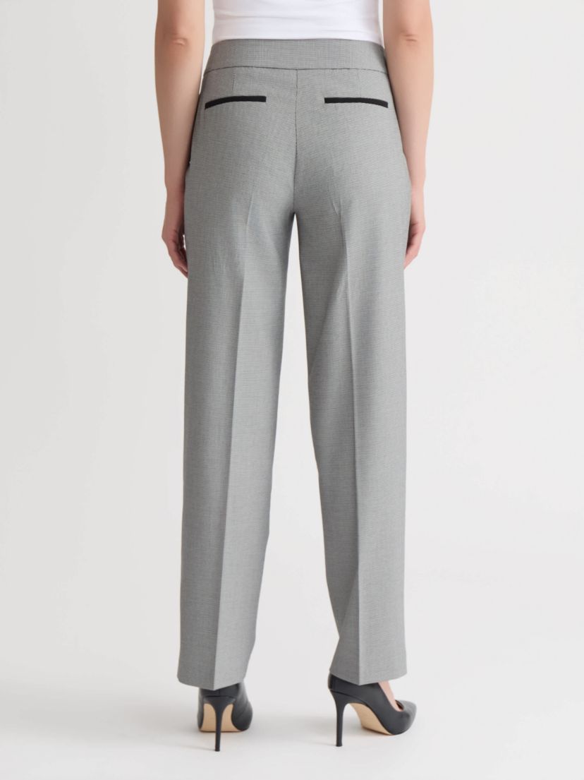 Petite Mini Check Trouser Pant