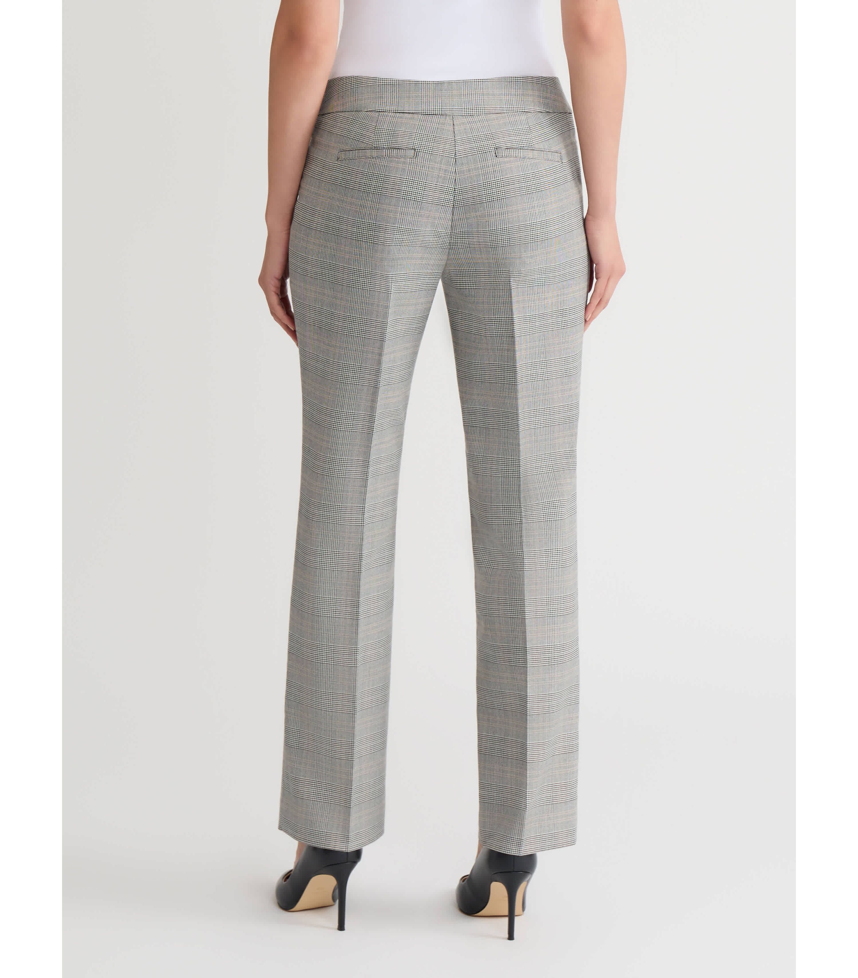 Womens Plaid L-Pocket Pant