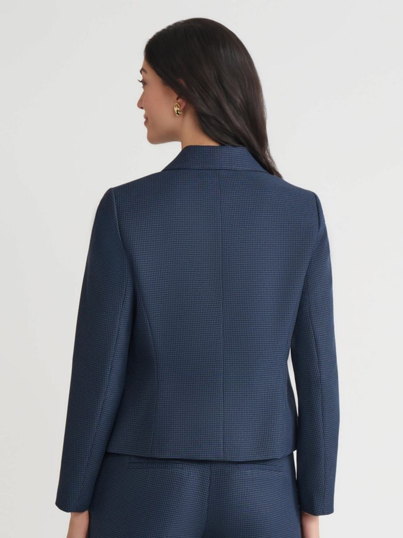 Petite Mini Check Four Pocket Jacket