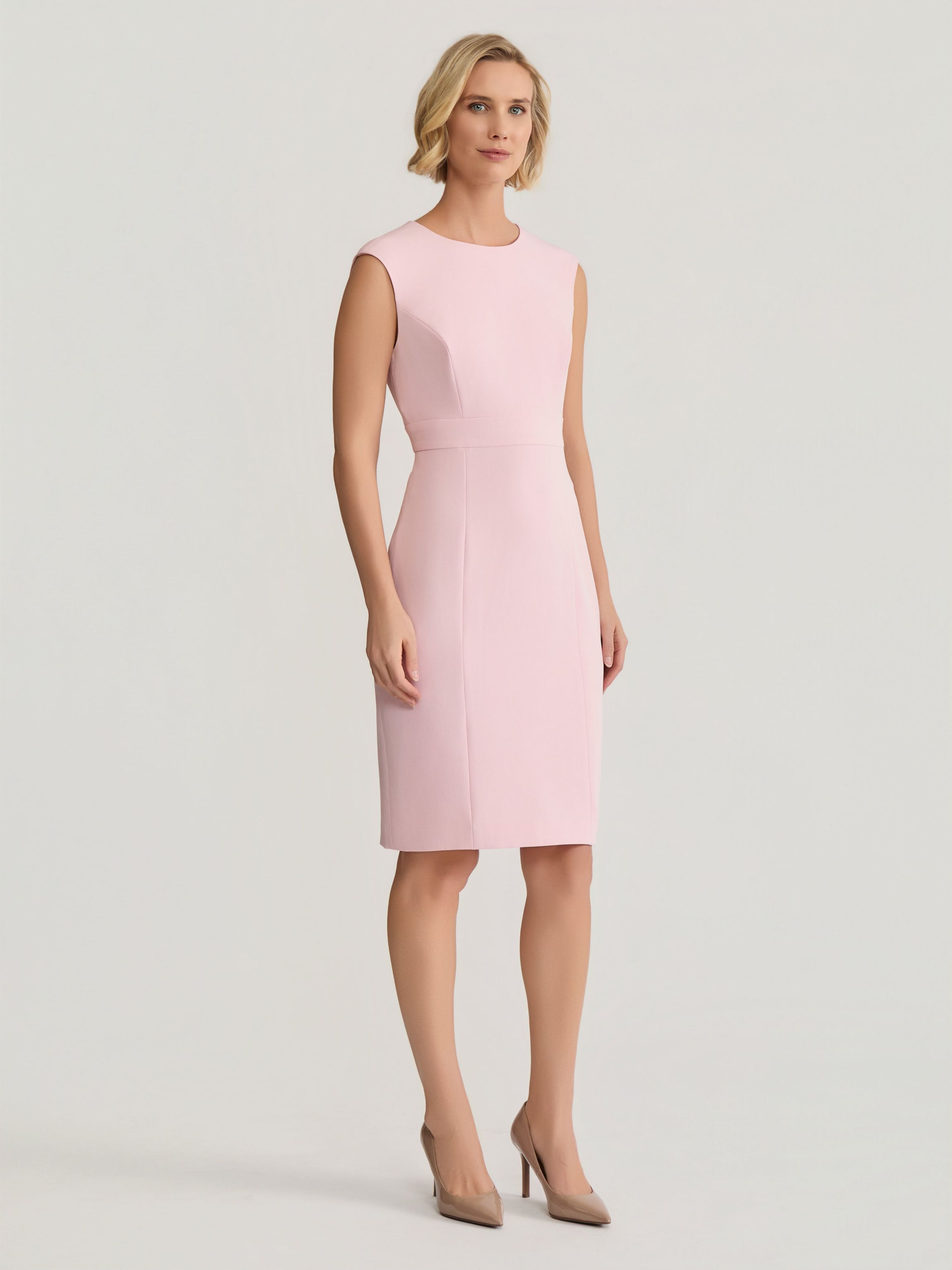 bodycon suit dress DRESS AFTER PARTY PADS Pink Velvet