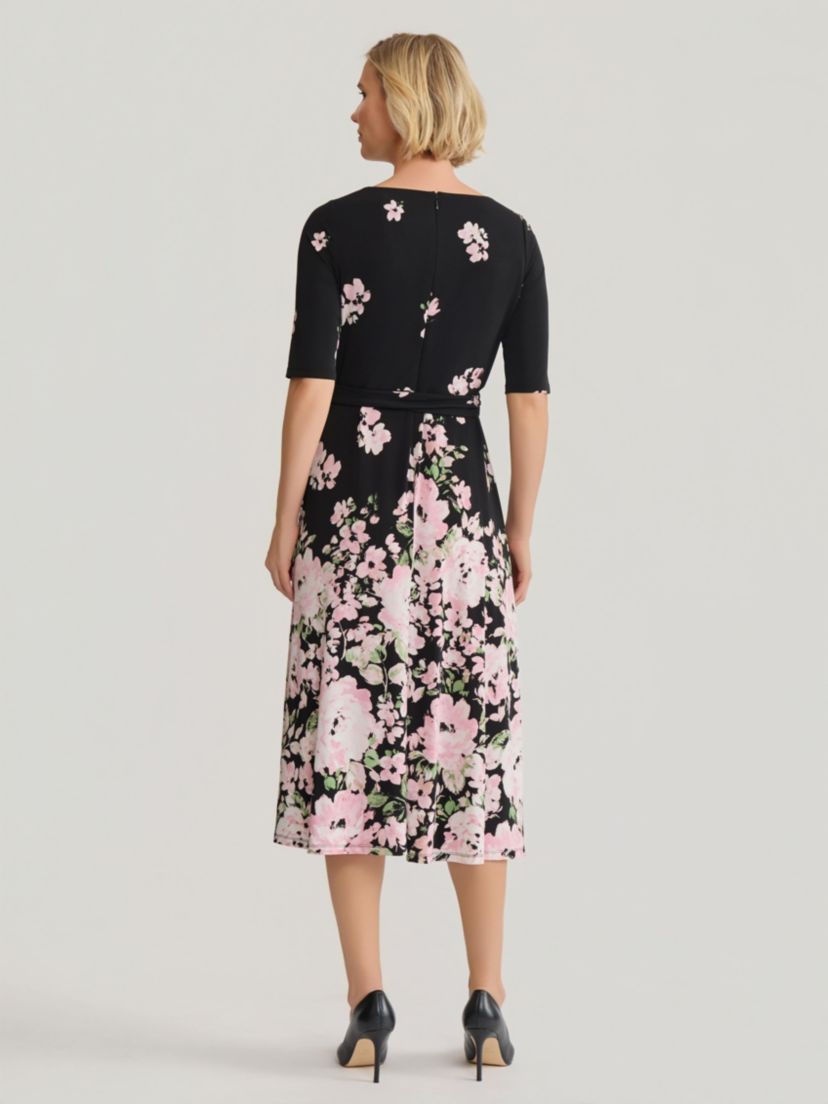 slim fit dress slacks Surplice Neck Flare Knit Dress main image 0