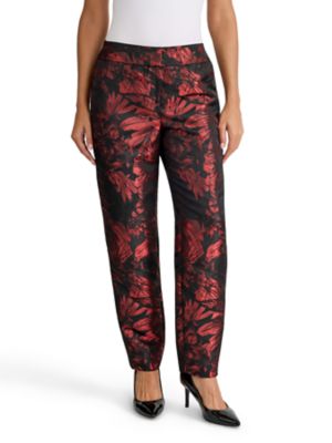 Kasper Womens Fly Front Slim Pant