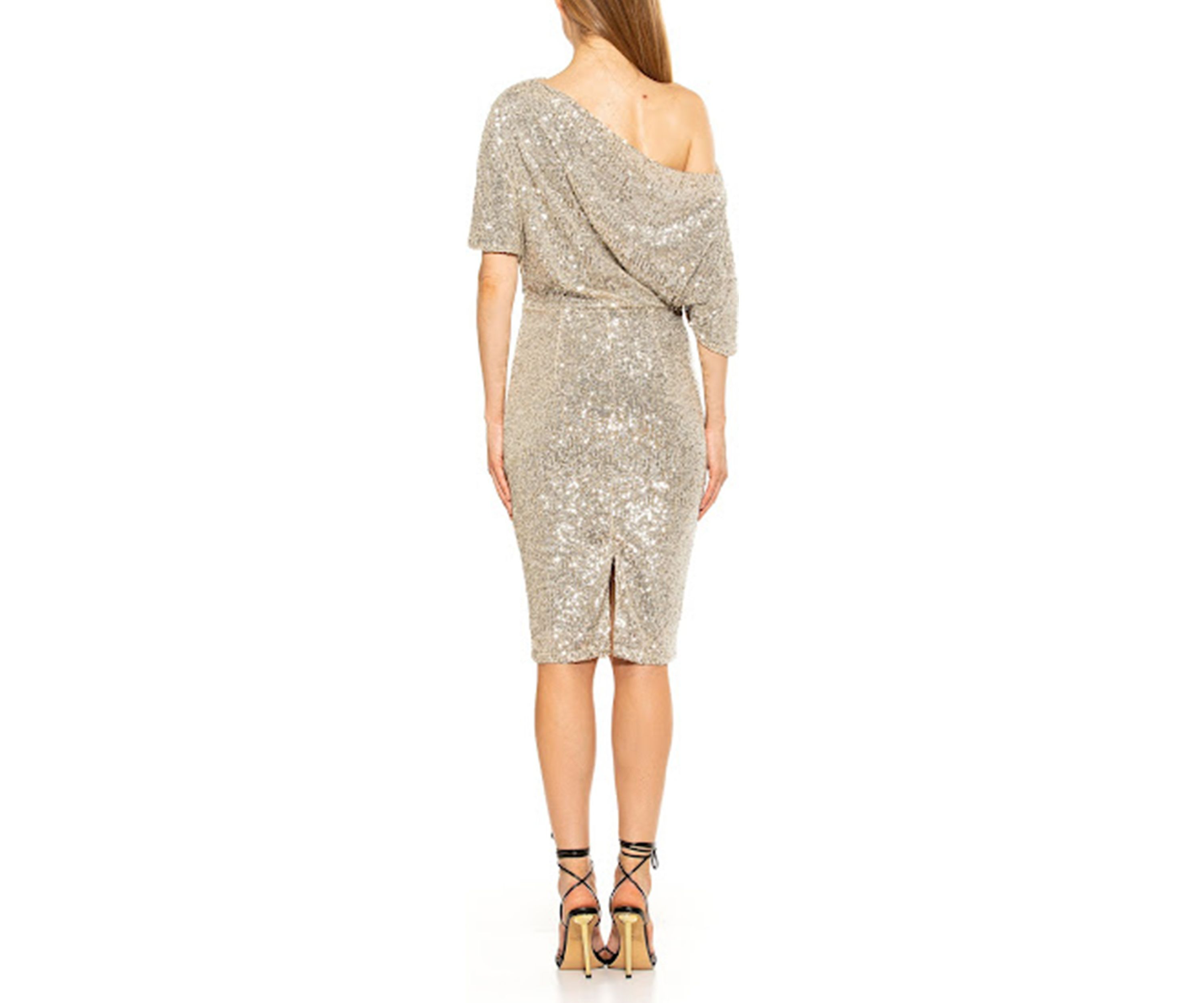 Olivia Draped Sheath