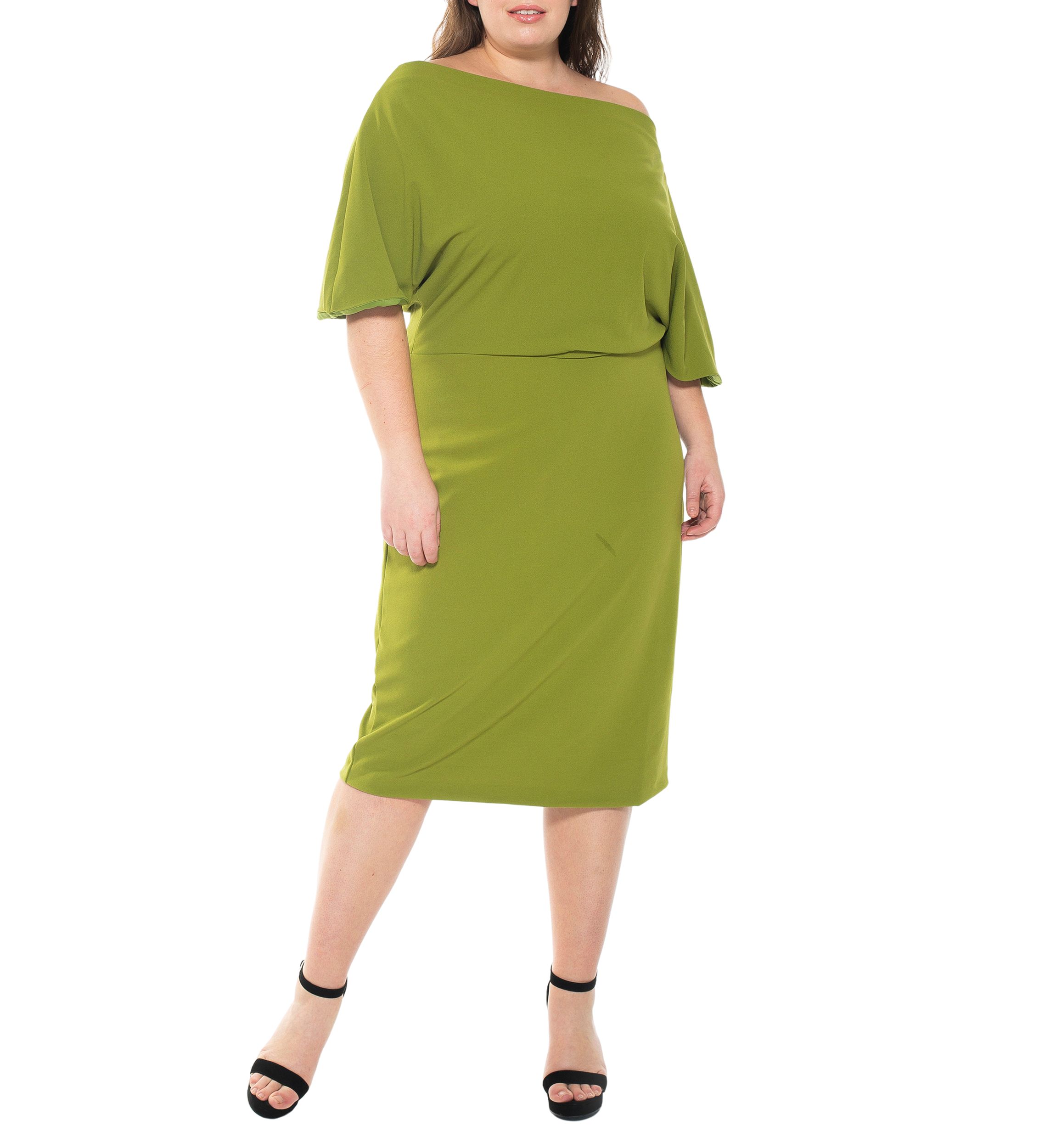 Olivia Draped Sheath
