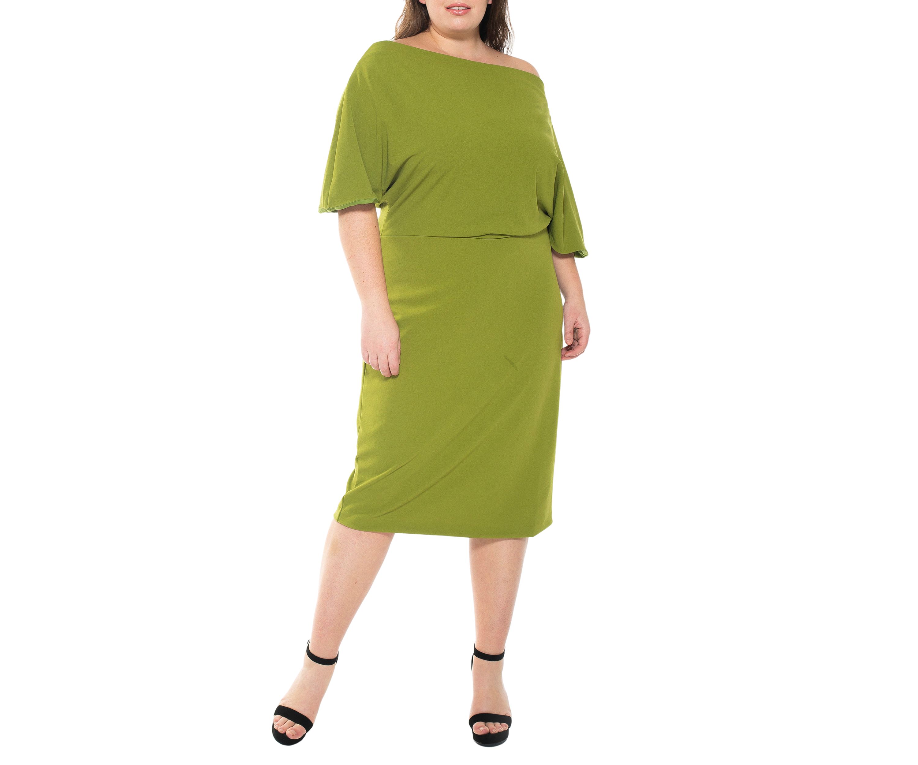 Olivia Draped Sheath