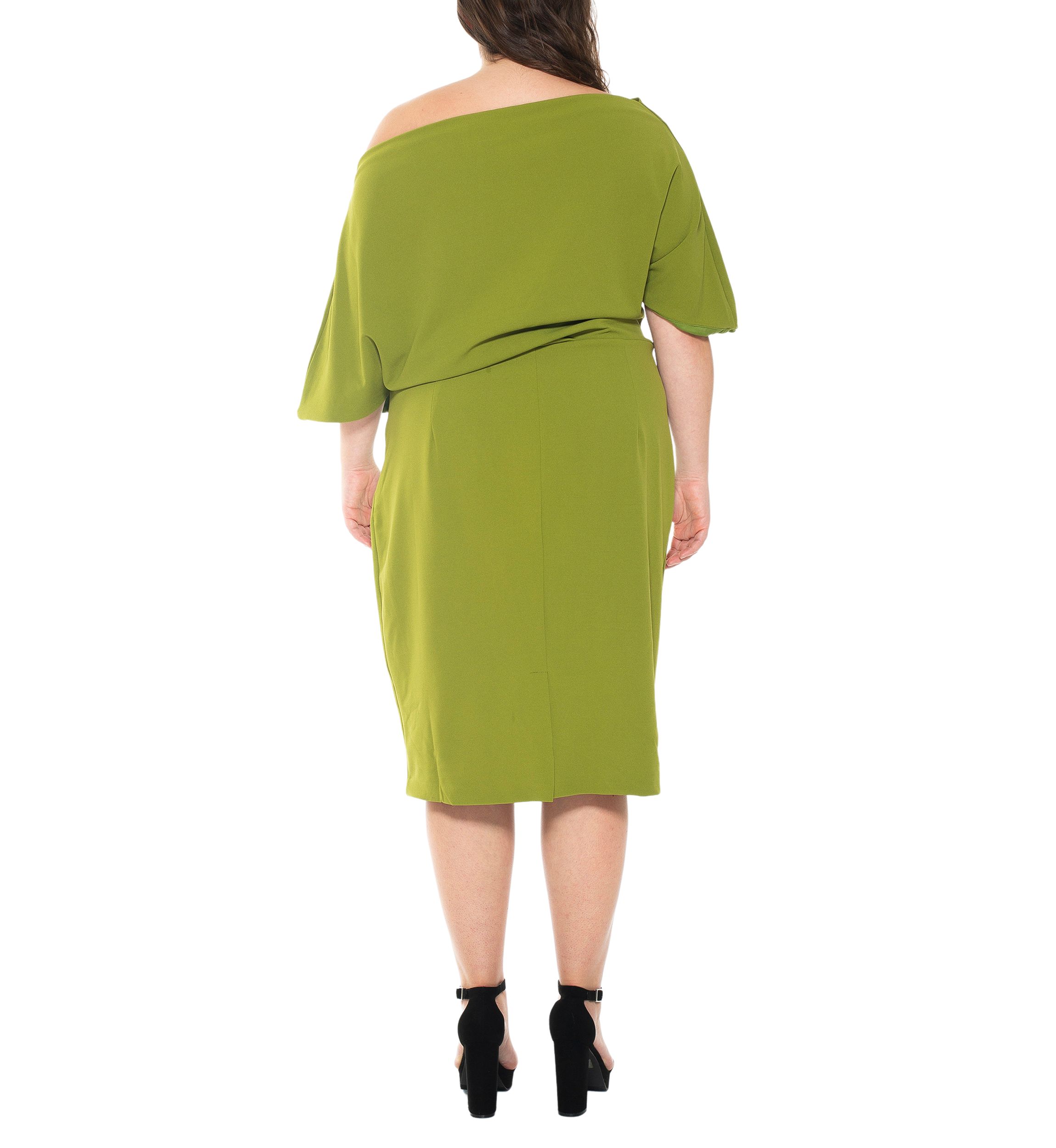 Olivia Draped Sheath