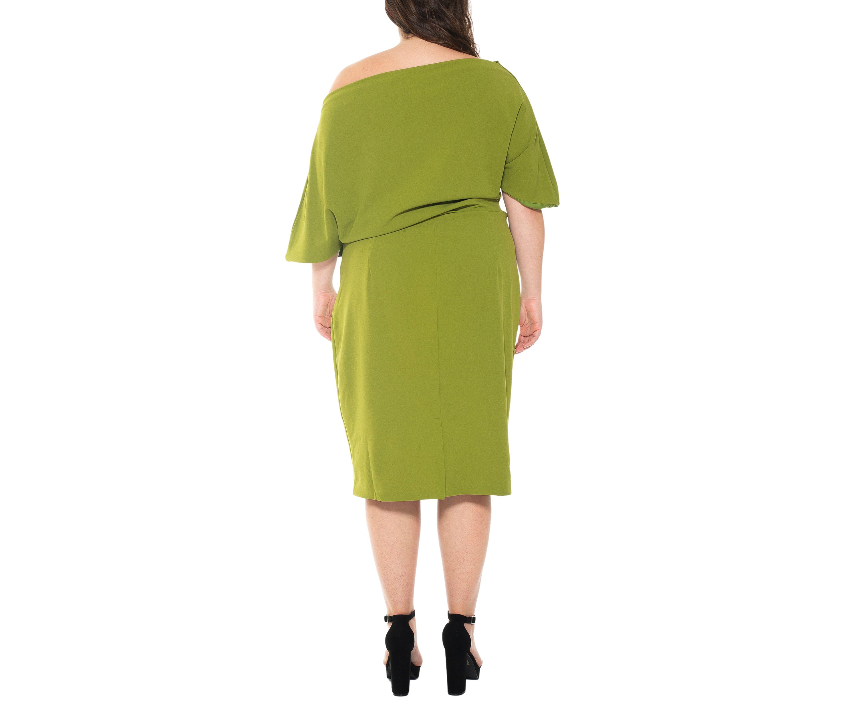 Olivia Draped Sheath