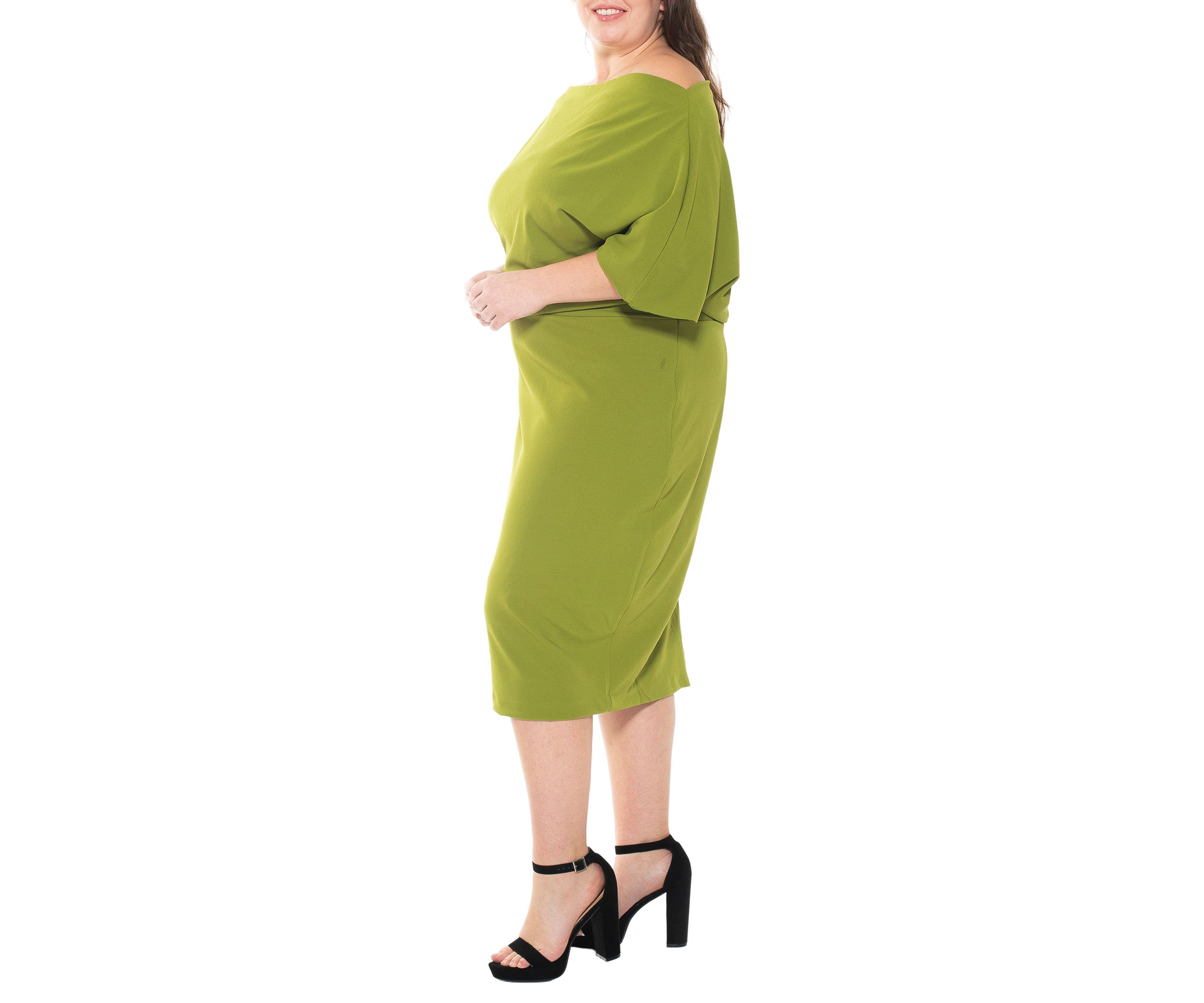 Olivia Draped Sheath