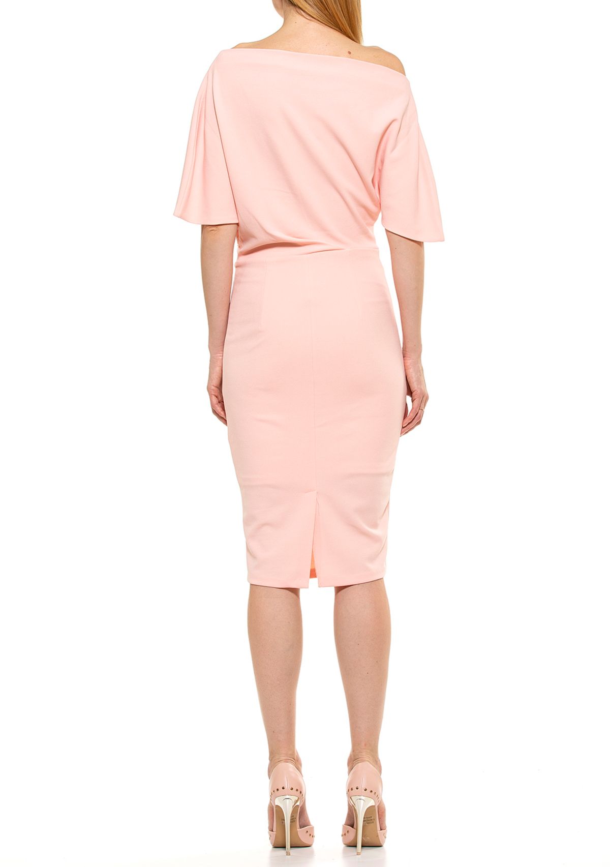 Olivia Draped Sheath