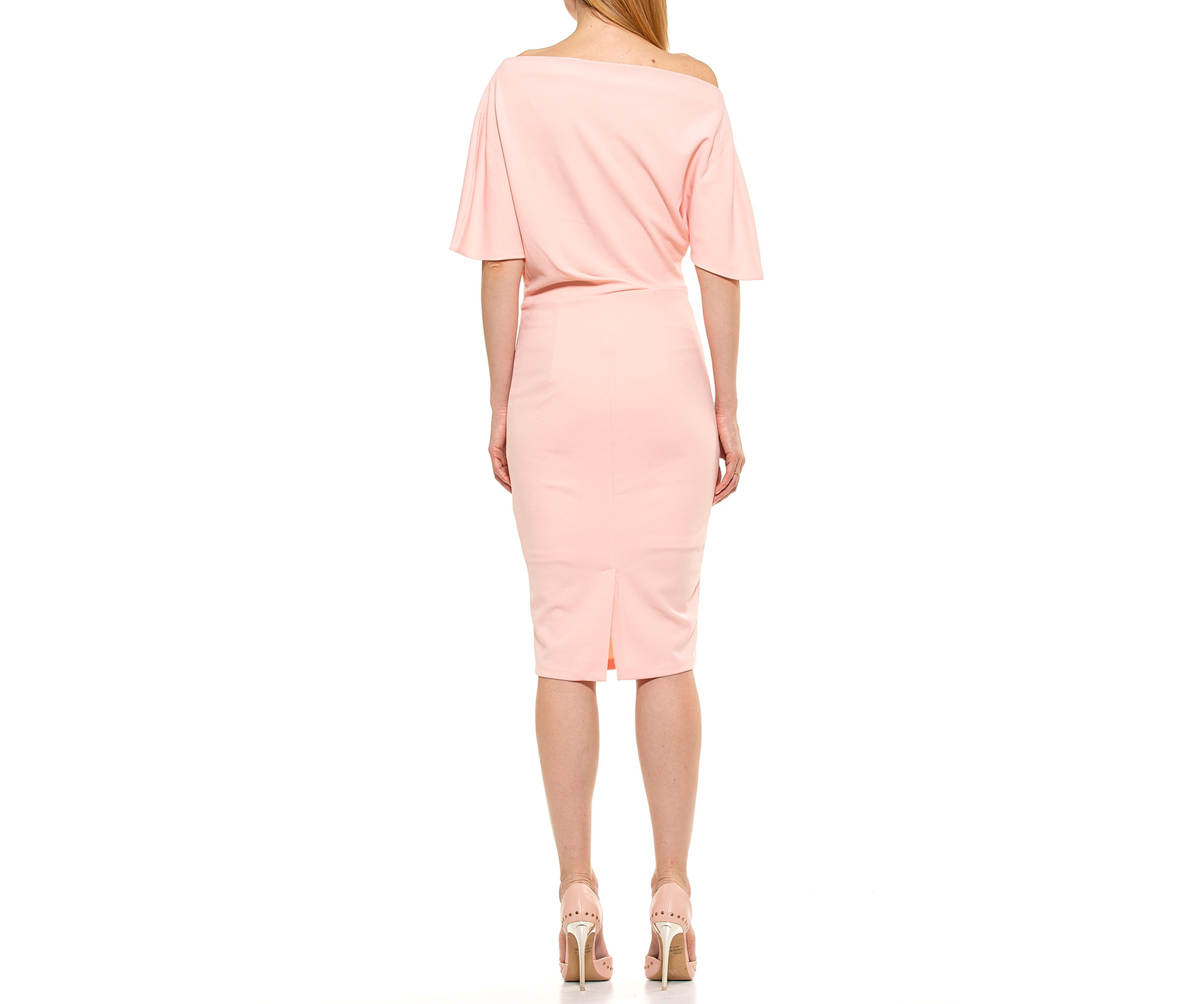 Olivia Draped Sheath
