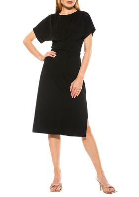 Crew Neck Midi Dress