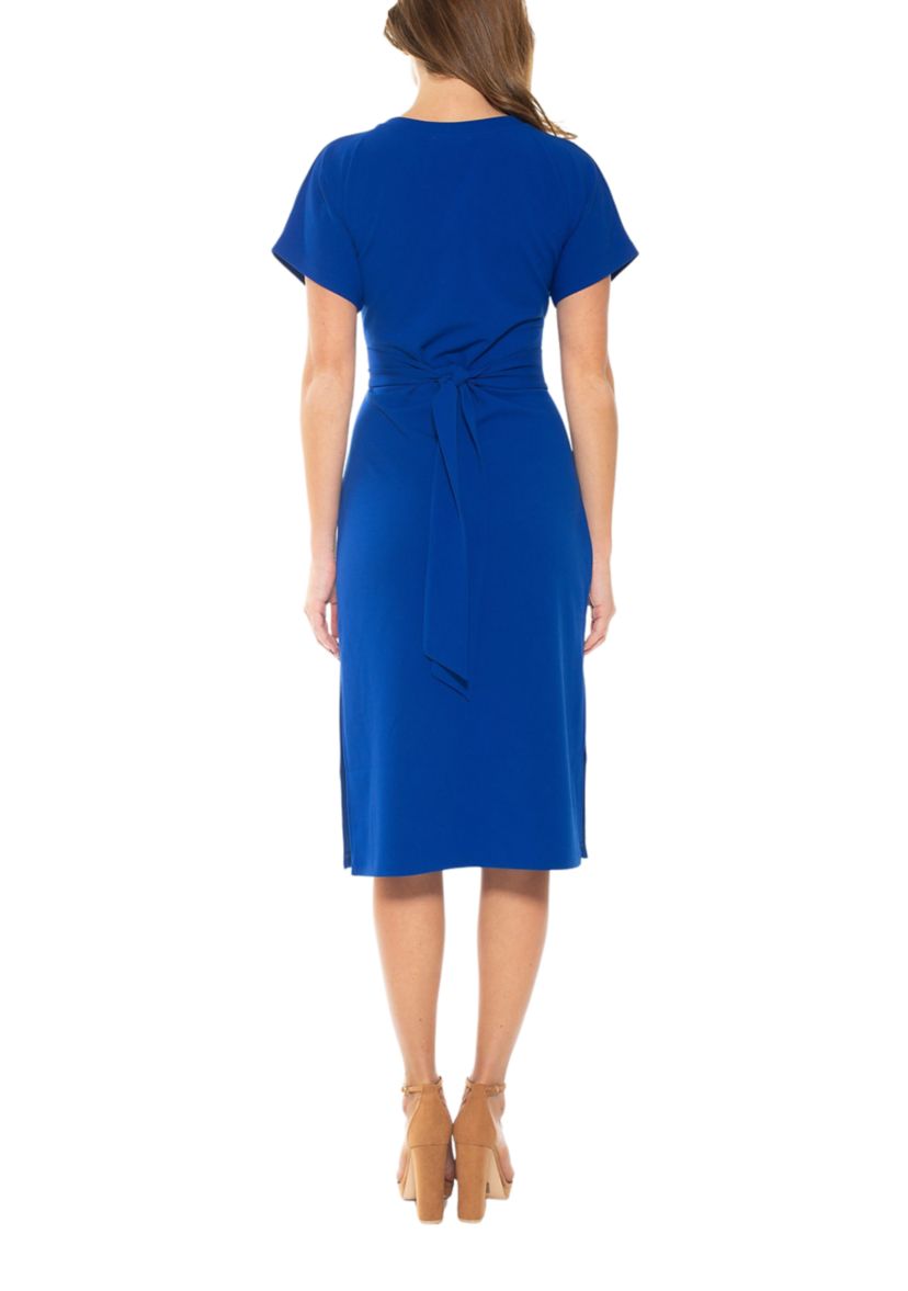 Crew Neck Midi Dress 