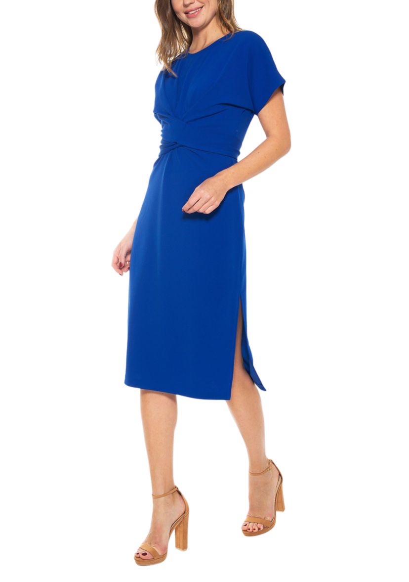 Crew Neck Midi Dress 