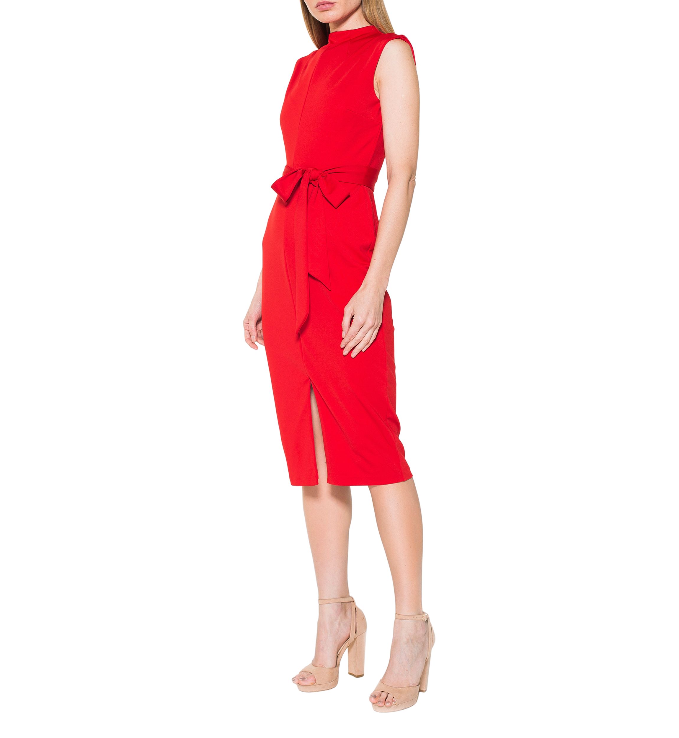 Fara Stretch Front Slit Sheath