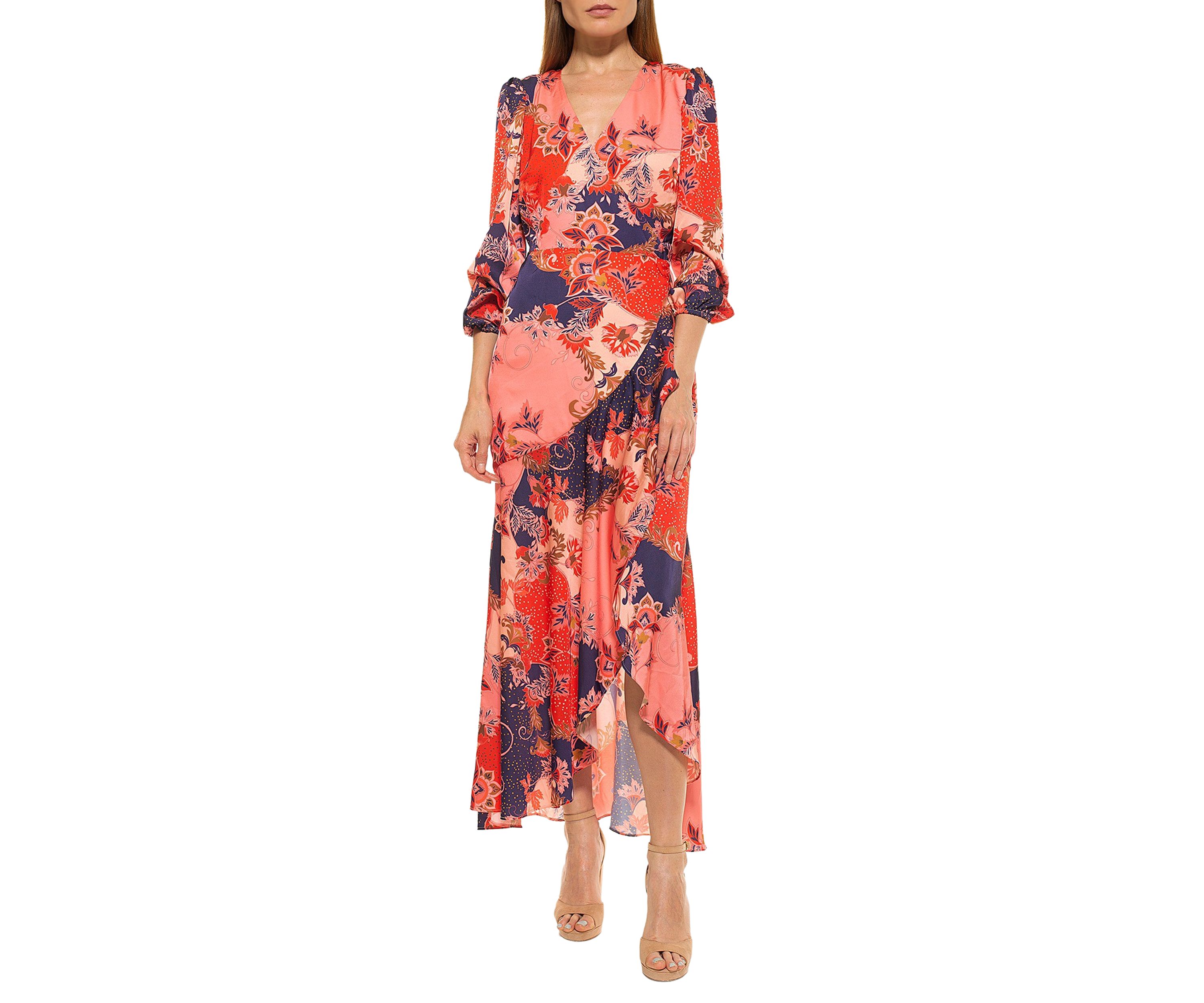 Tala Wrap Maxi Dress
