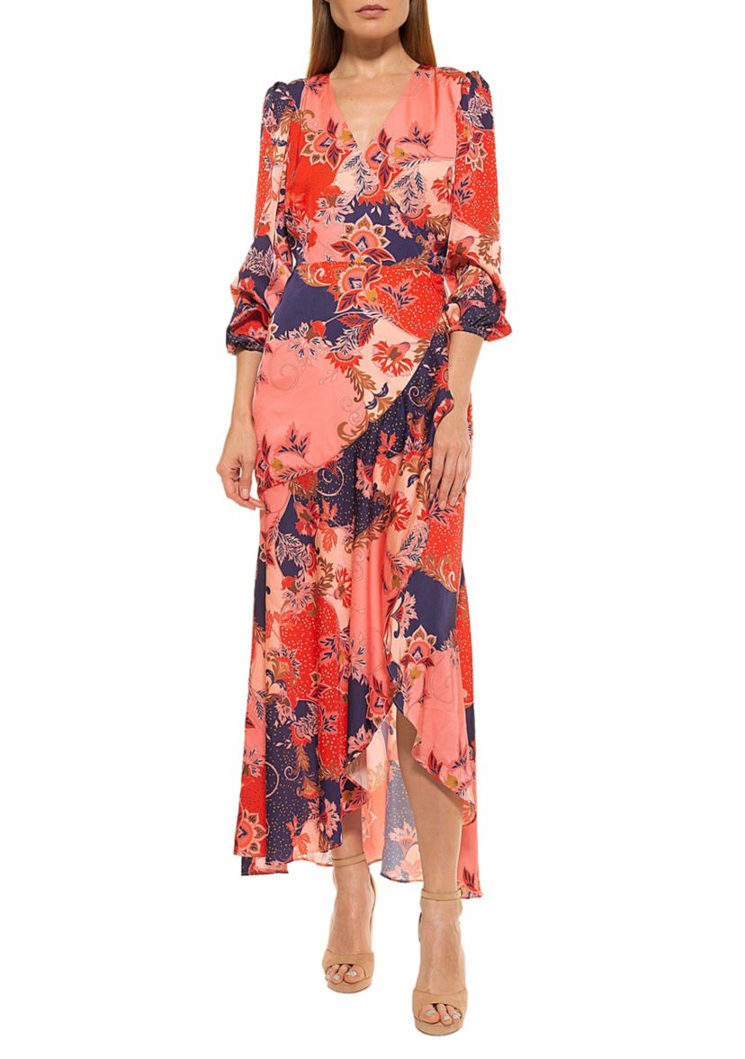 Tala Wrap Maxi Dress