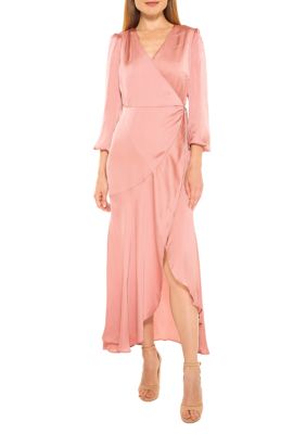 Tala Wrap Maxi Dress