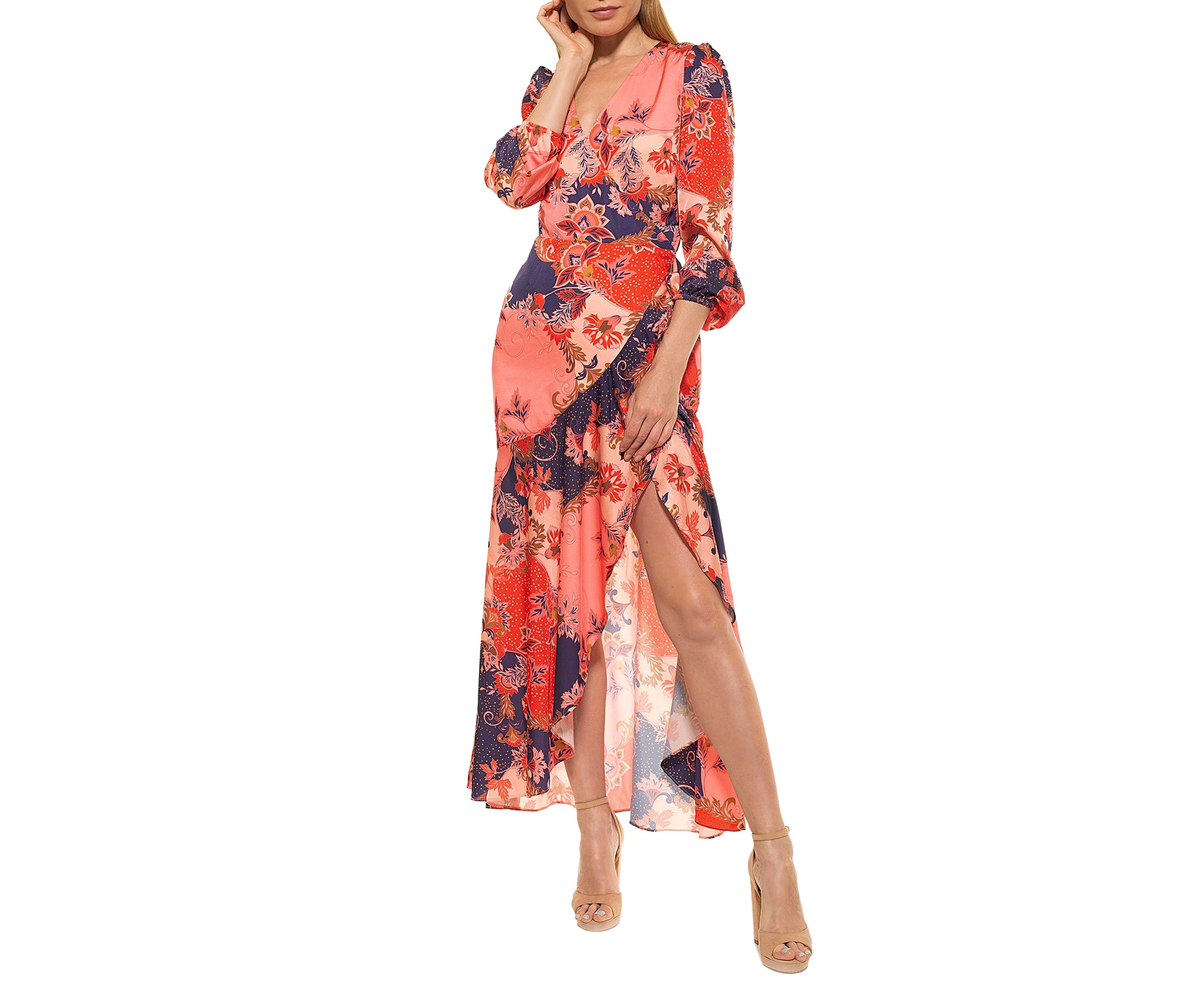 Tala Wrap Maxi Dress