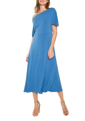 Women's Kaelyn Draped One shoulder Dress