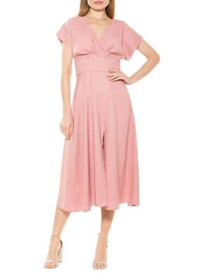 Women's Elena Draped Bodice Midi Dress