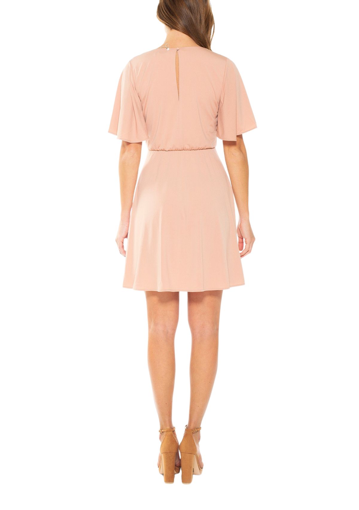 Womens Oakless Flutter Sleeve Dress 