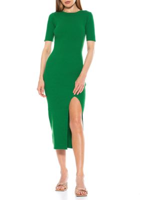 Alexia Admor Women's Elena Draped Bodice Midi Dress | belk