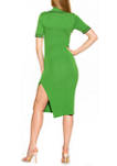 Womens Dinah Short Sleeve Midi Dress