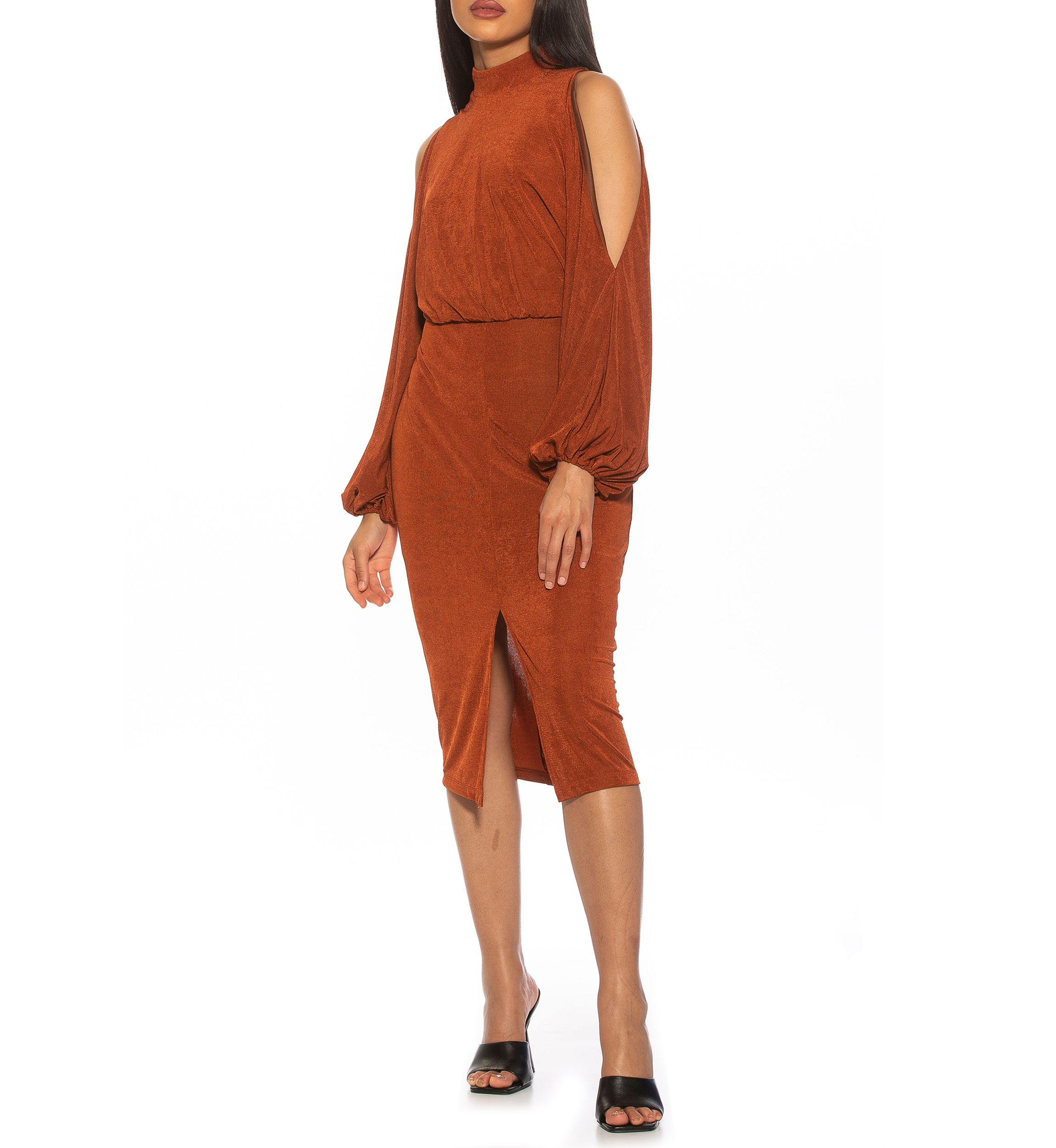 Sem Mock Neck Midi