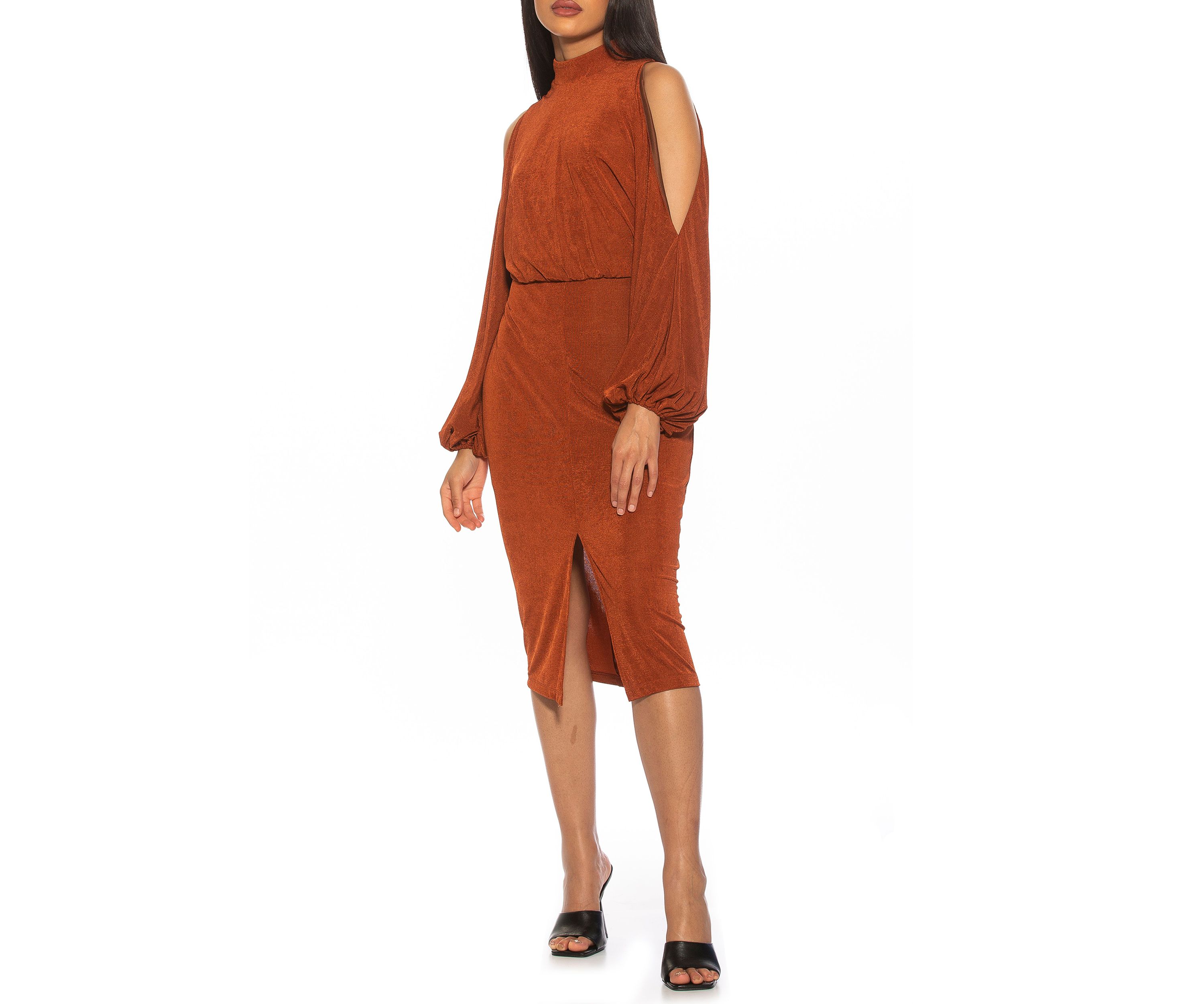 Sem Mock Neck Midi