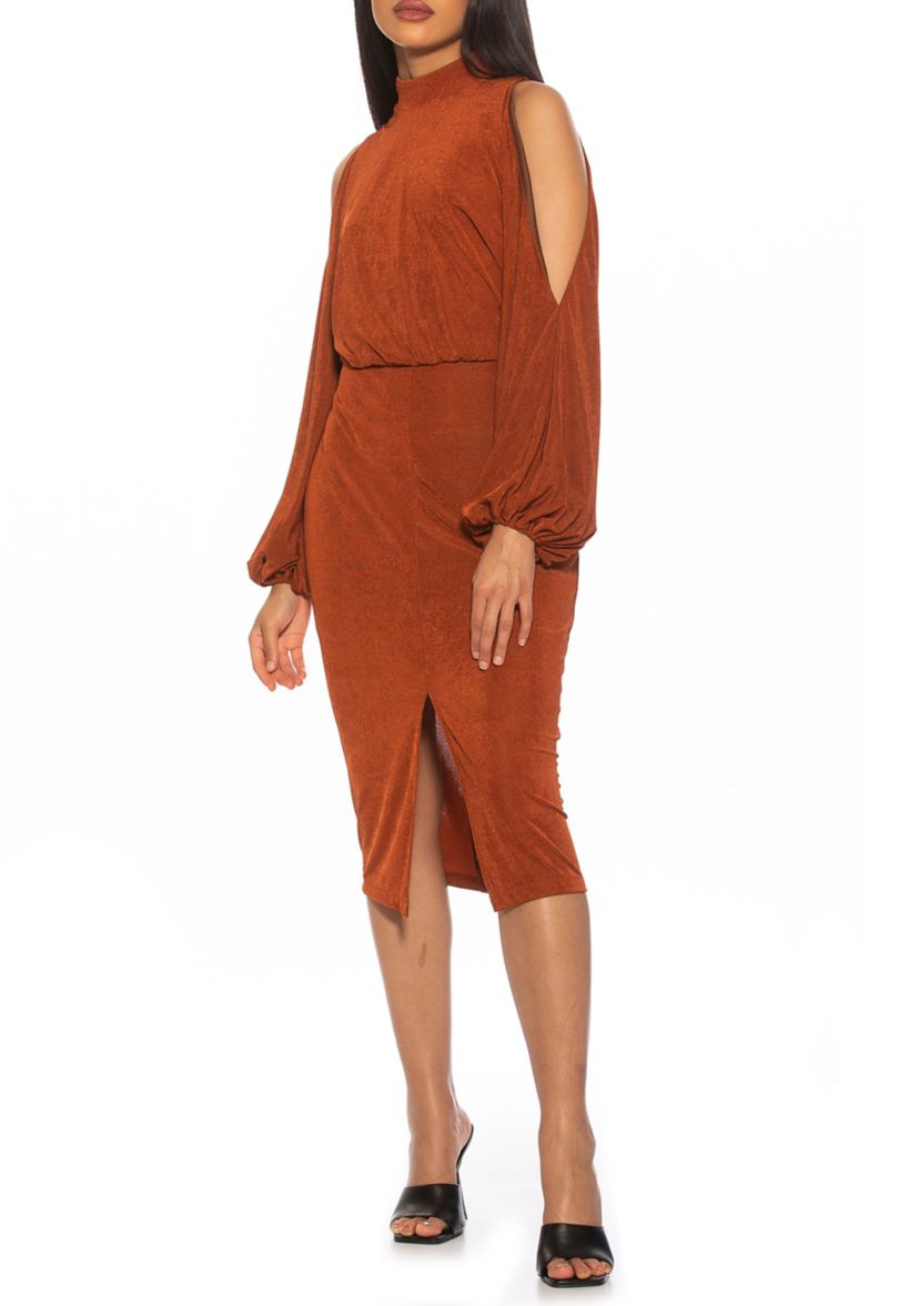 Sem Mock Neck Midi