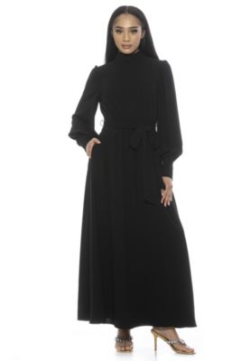 Isaliah Mockneck Maxi Dress