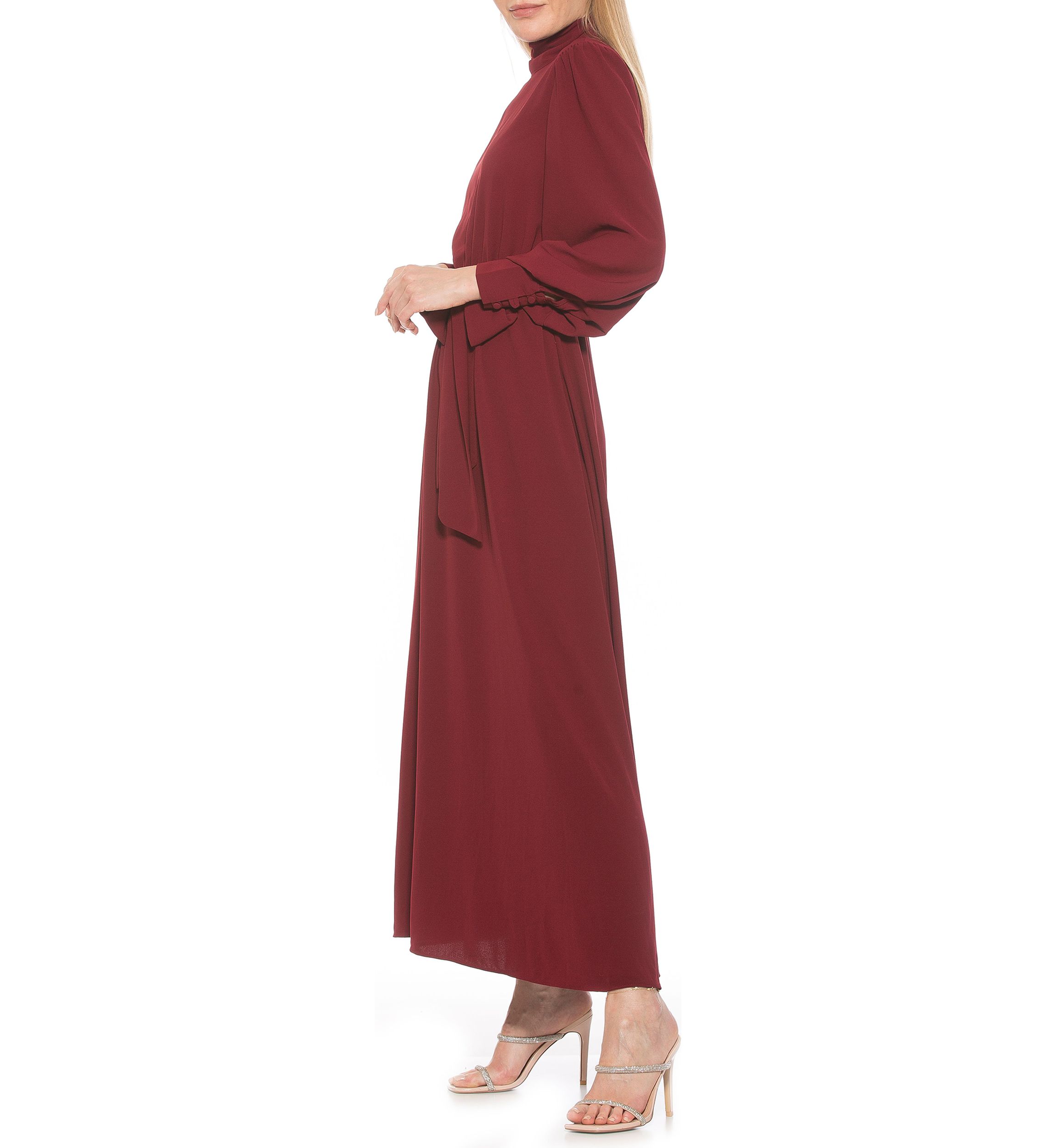 Isaliah Mockneck Maxi Dress