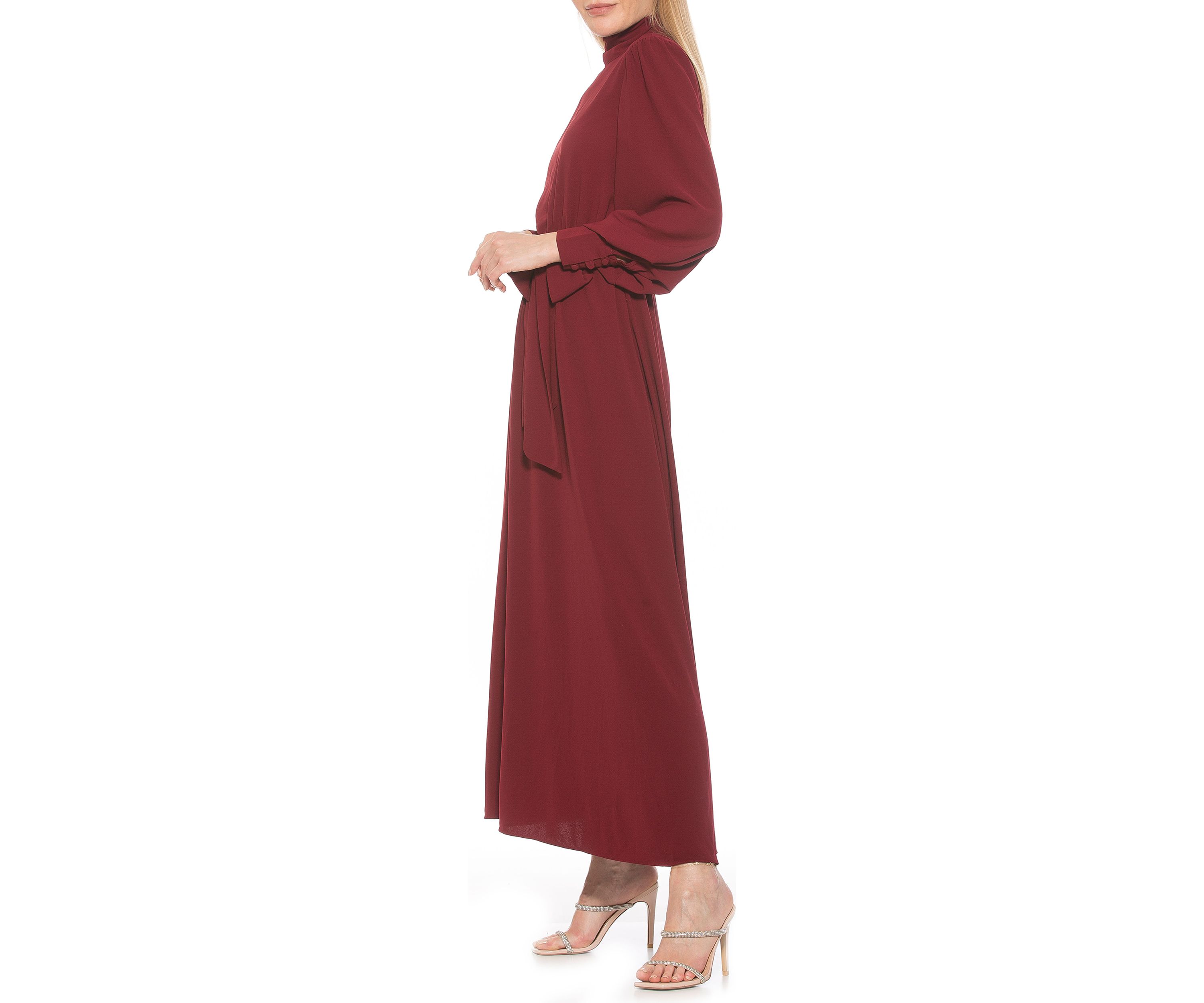 Isaliah Mockneck Maxi Dress