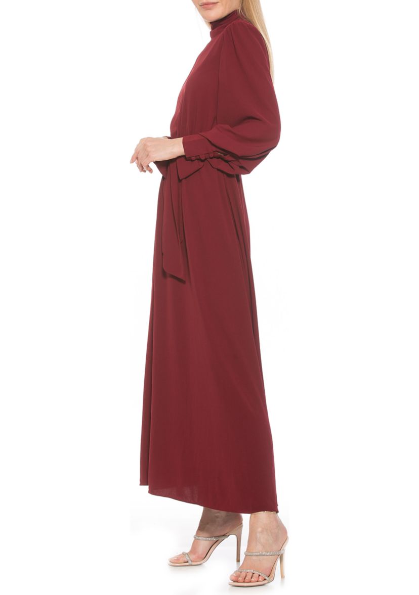 Isaliah Mockneck Maxi Dress