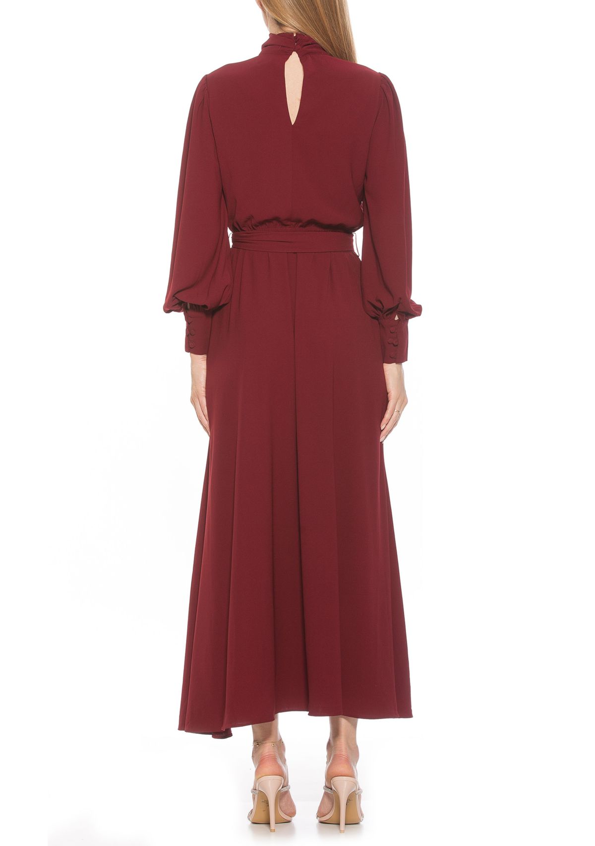 Isaliah Mockneck Maxi Dress