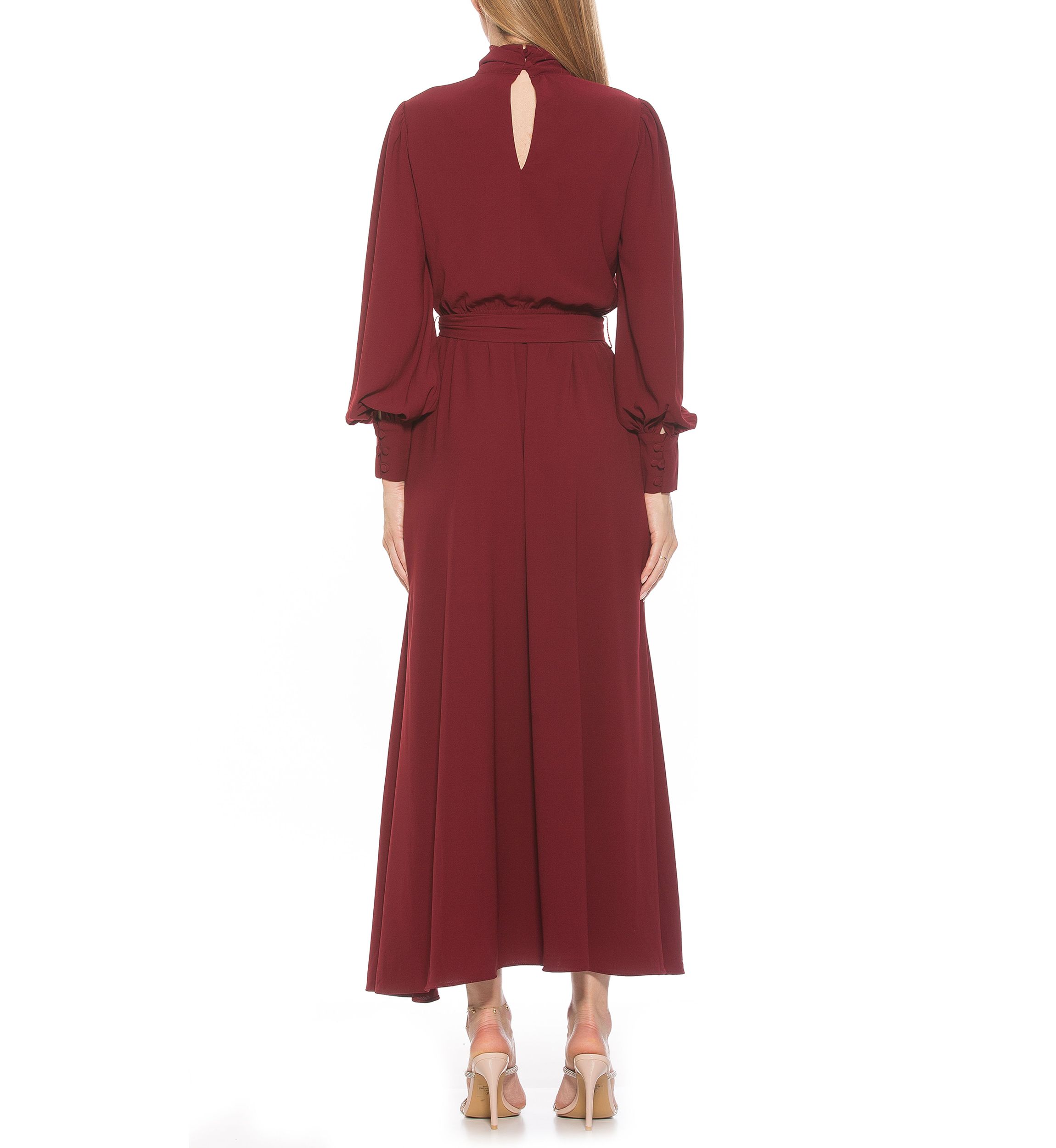 Isaliah Mockneck Maxi Dress
