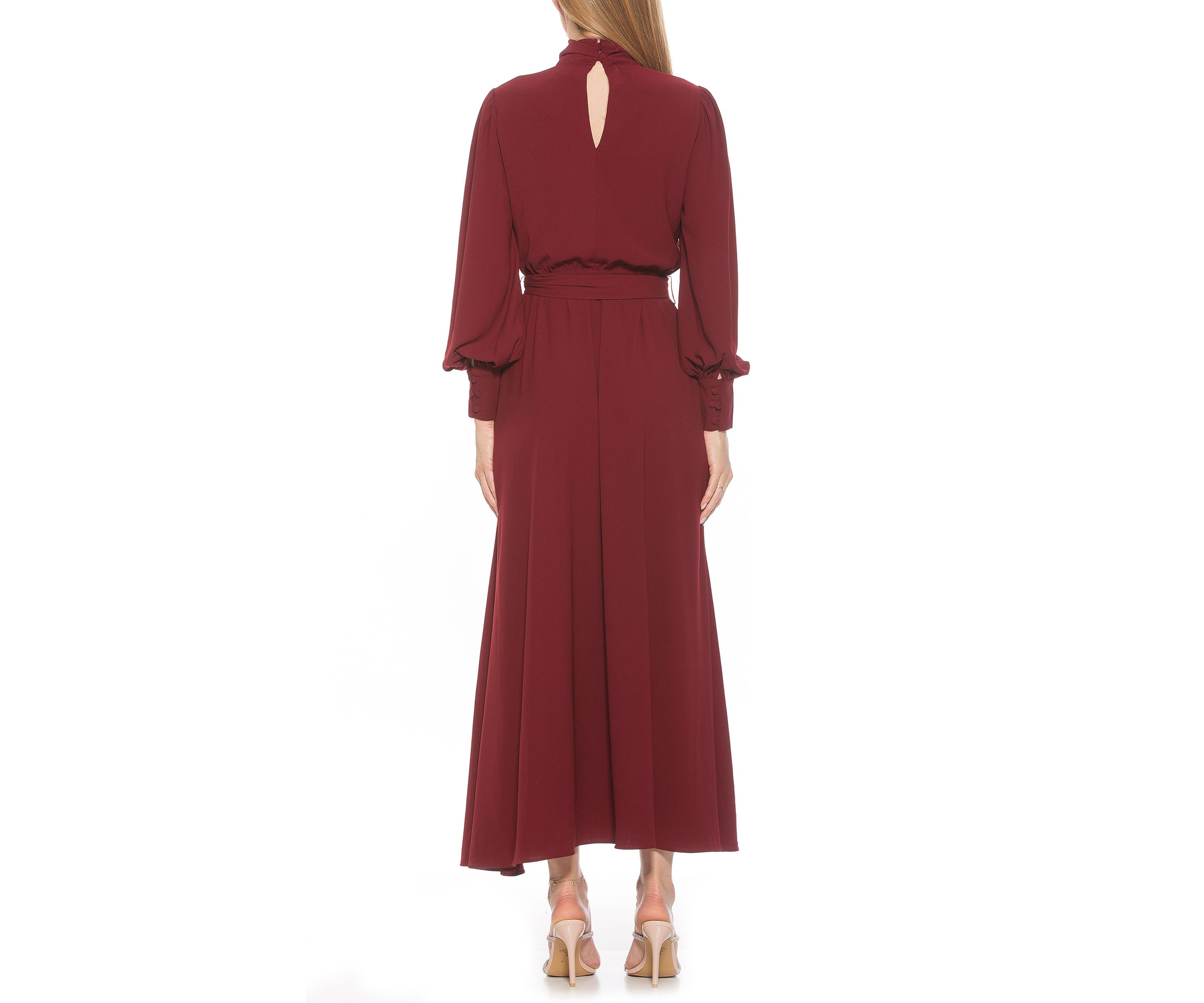 Isaliah Mockneck Maxi Dress