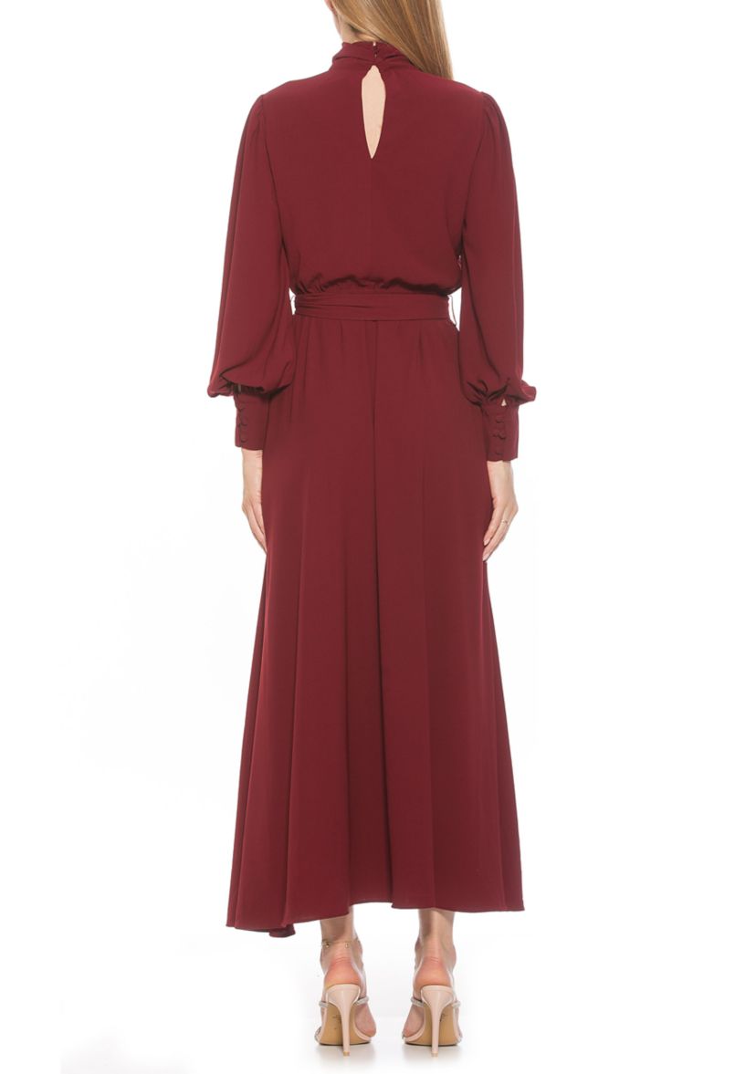 Isaliah Mockneck Maxi Dress