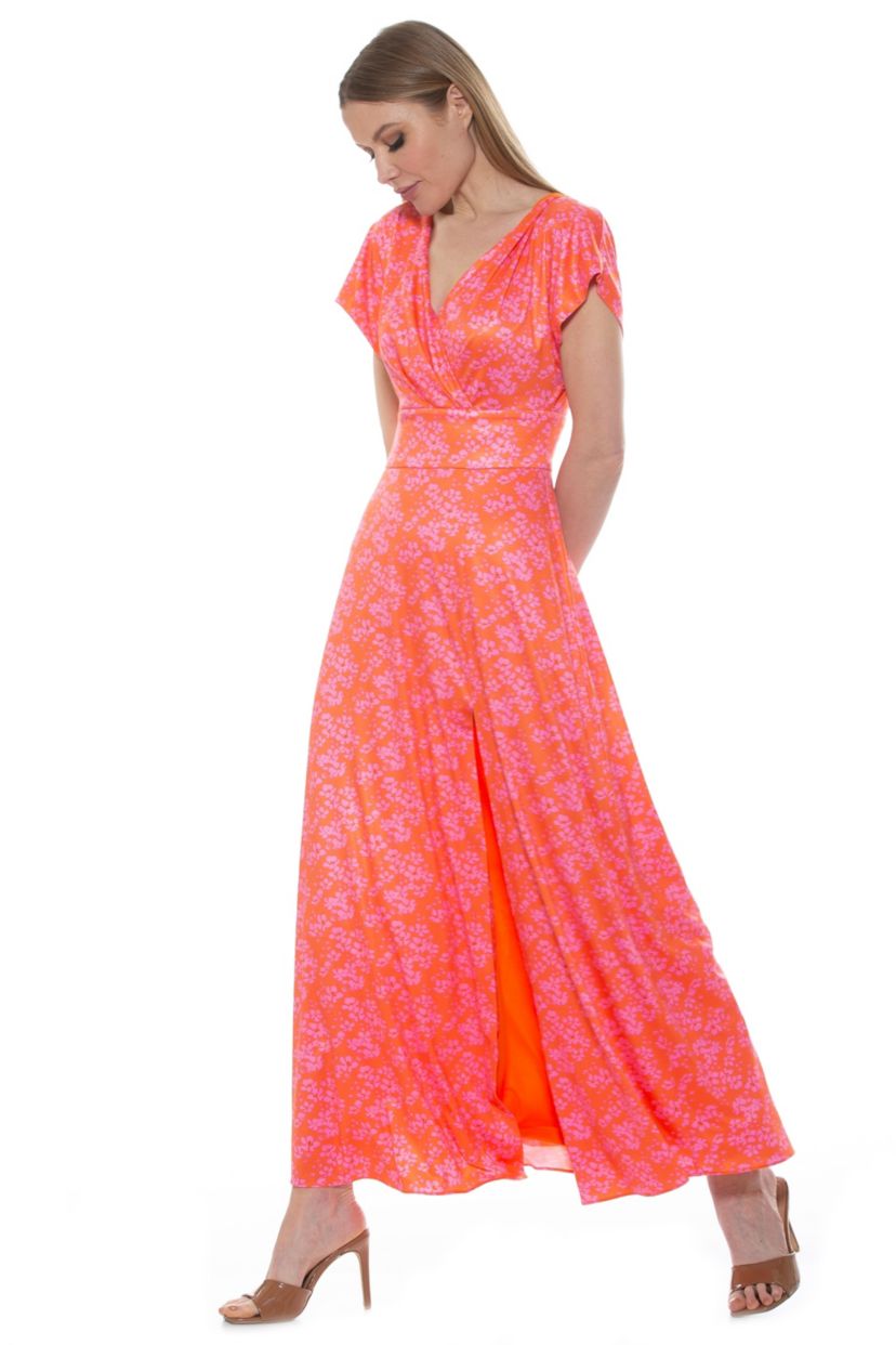 Brielle Surplice Maxi Dress