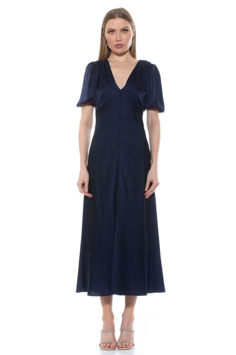 Lorelei V Neck Midi Dress