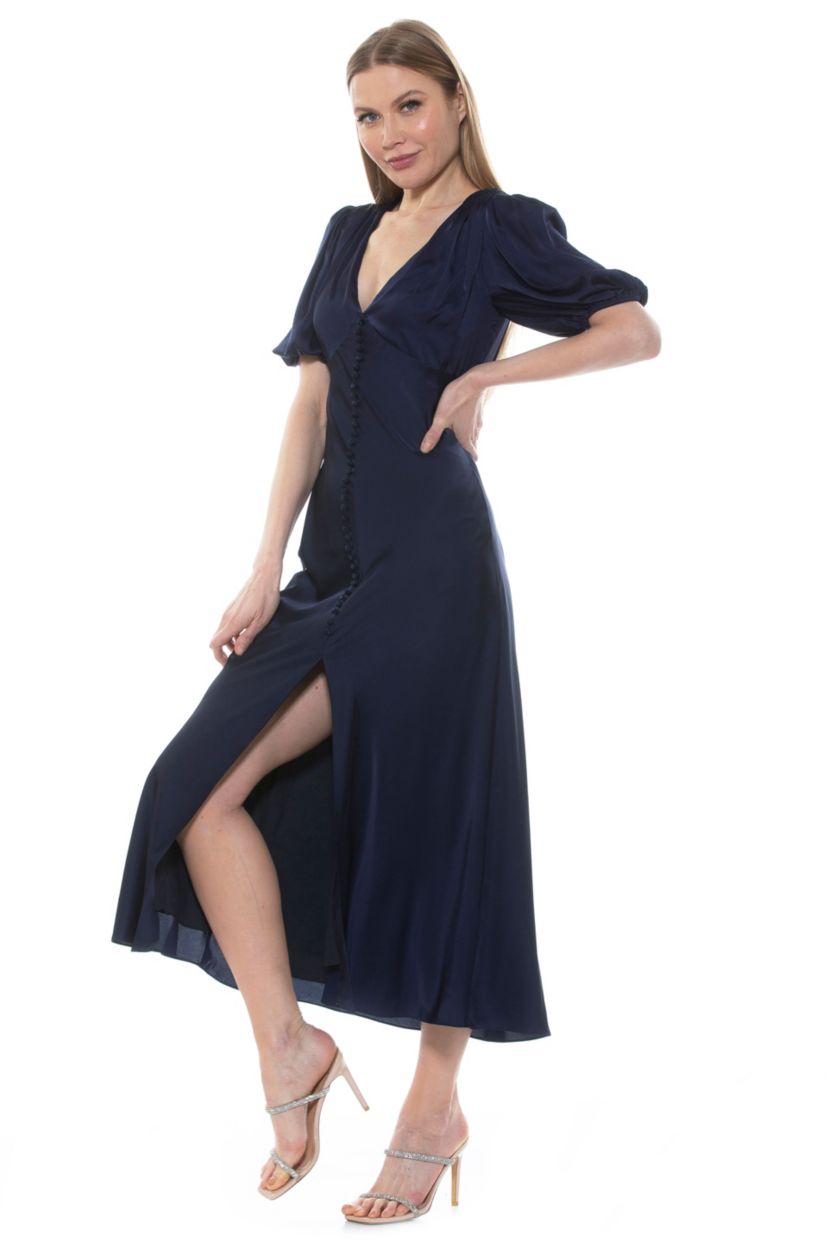 Lorelei V Neck Midi Dress