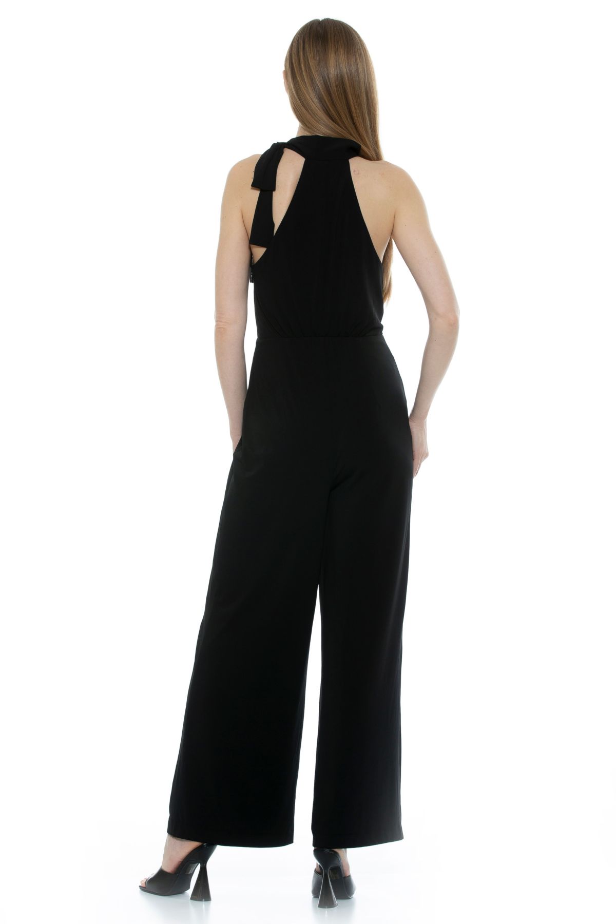 Sienna Halter Draped Jumpsuit