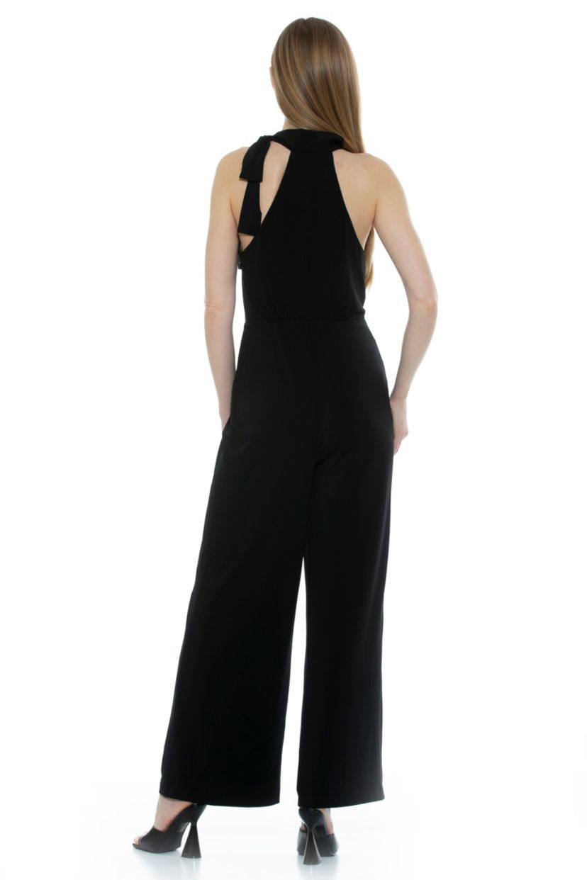 Sienna Halter Draped Jumpsuit