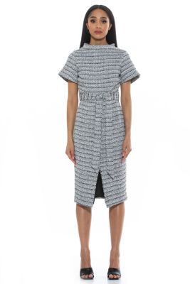 Alexia Admor Rita Retro Neckline Sheath Dress | Belk